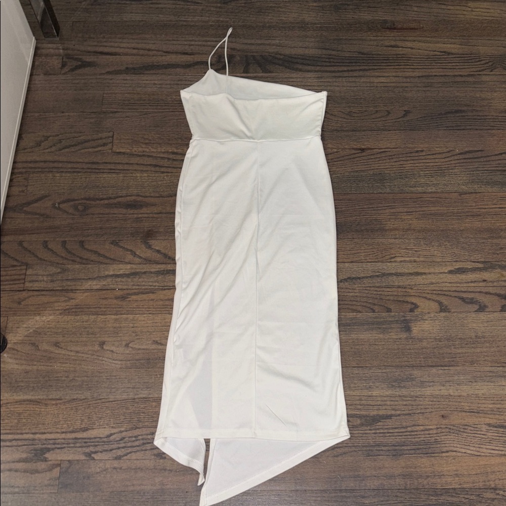 SHEIN Cream Midi Dress - Picture 7 of 12